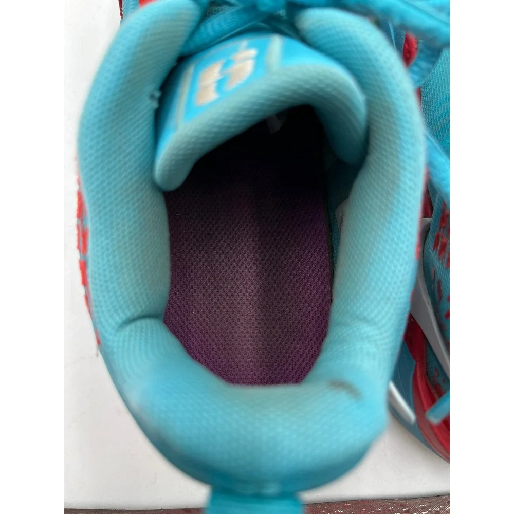 Nike Isofly Sneakers Boys 4.5Y Red Blue Mesh Basketball Shoes Lace Up Lot of 2